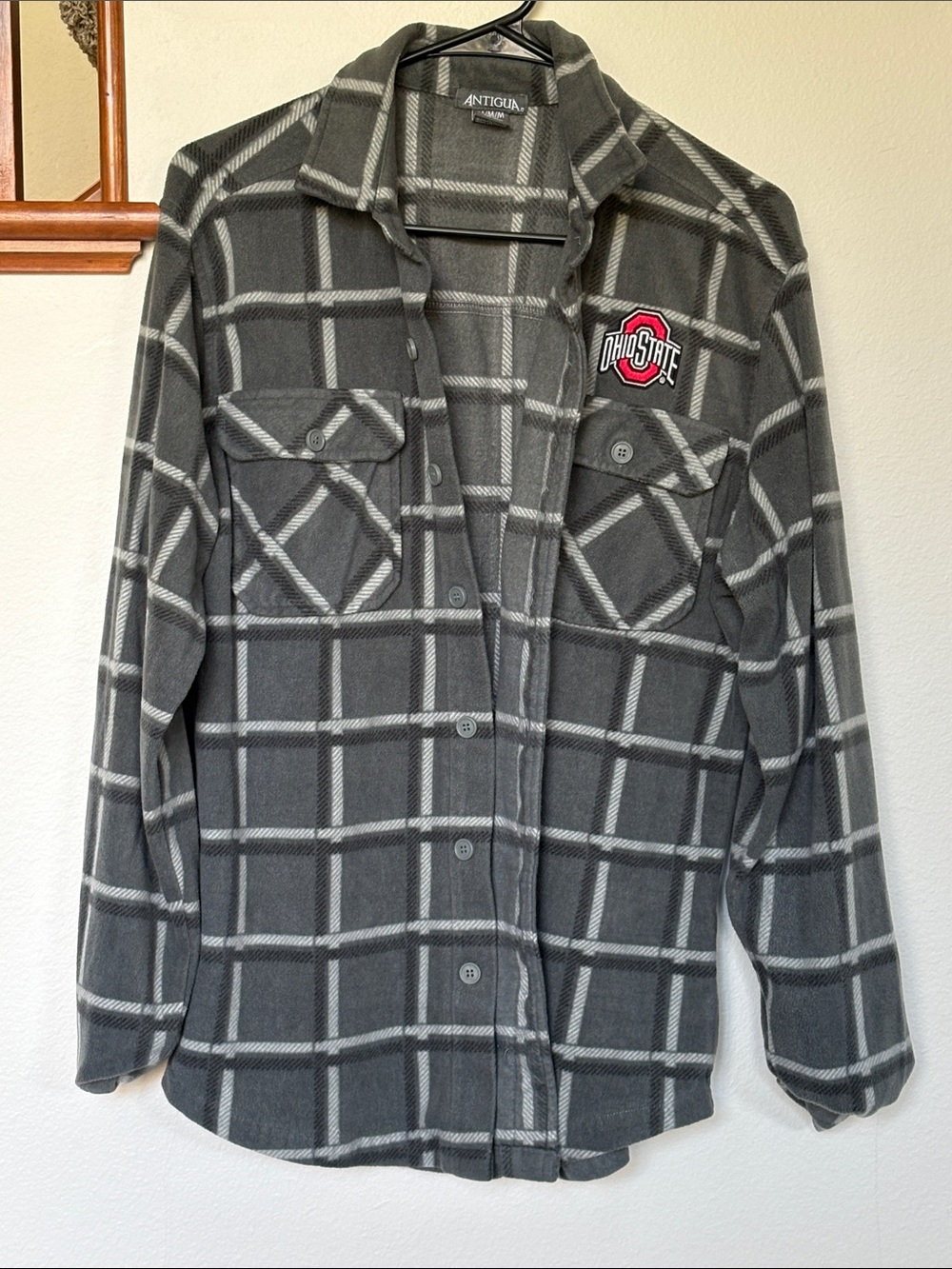 Ohio state Antigua flannel